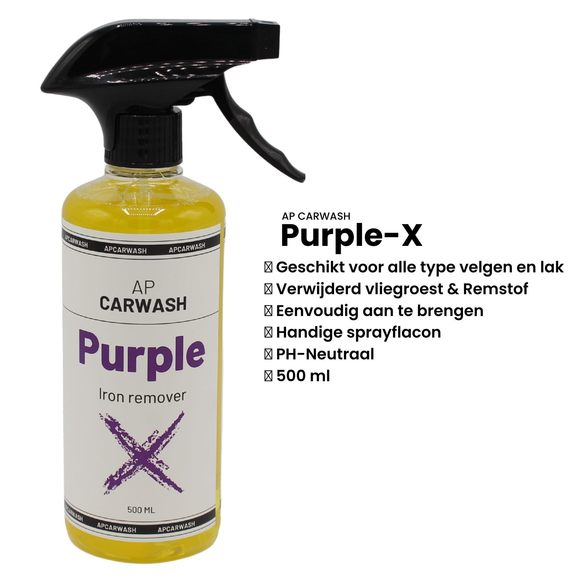 Purple-X iron remover | 500ml - AP CARWASH